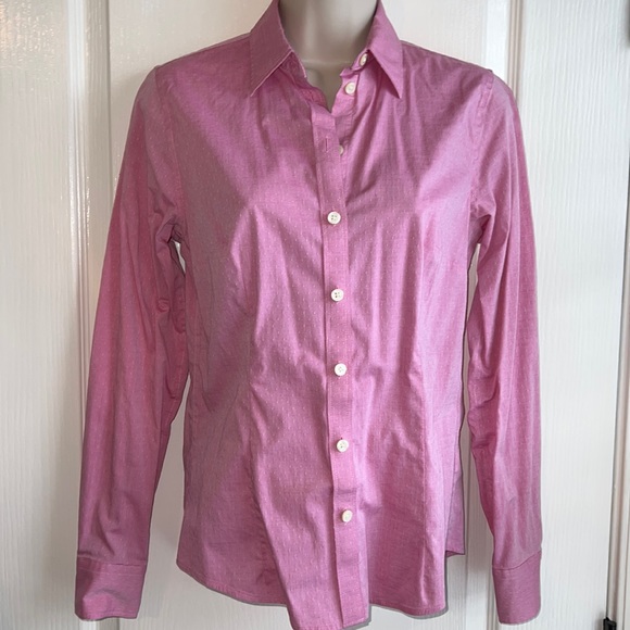 Banana Republic Pink Button Down Blouse - Picture 2 of 6